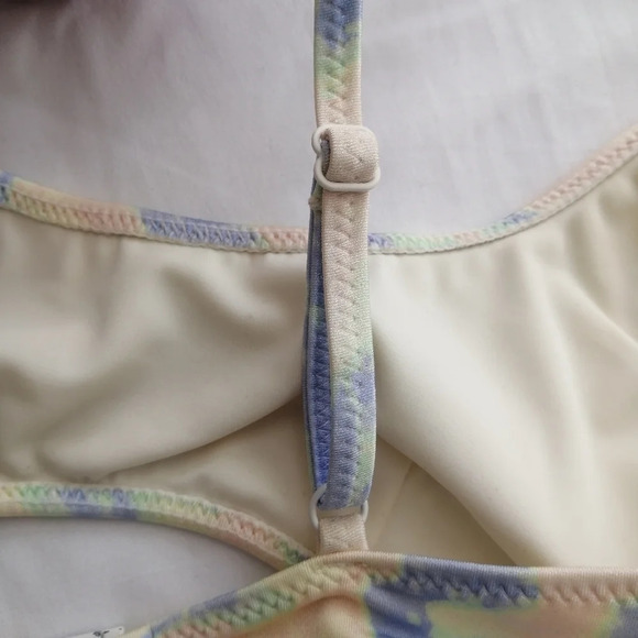 Triangl Swimwear Rina Pastel Tie Dye Swim Bikini Top Small *Top Only* - Picture 15 of 16